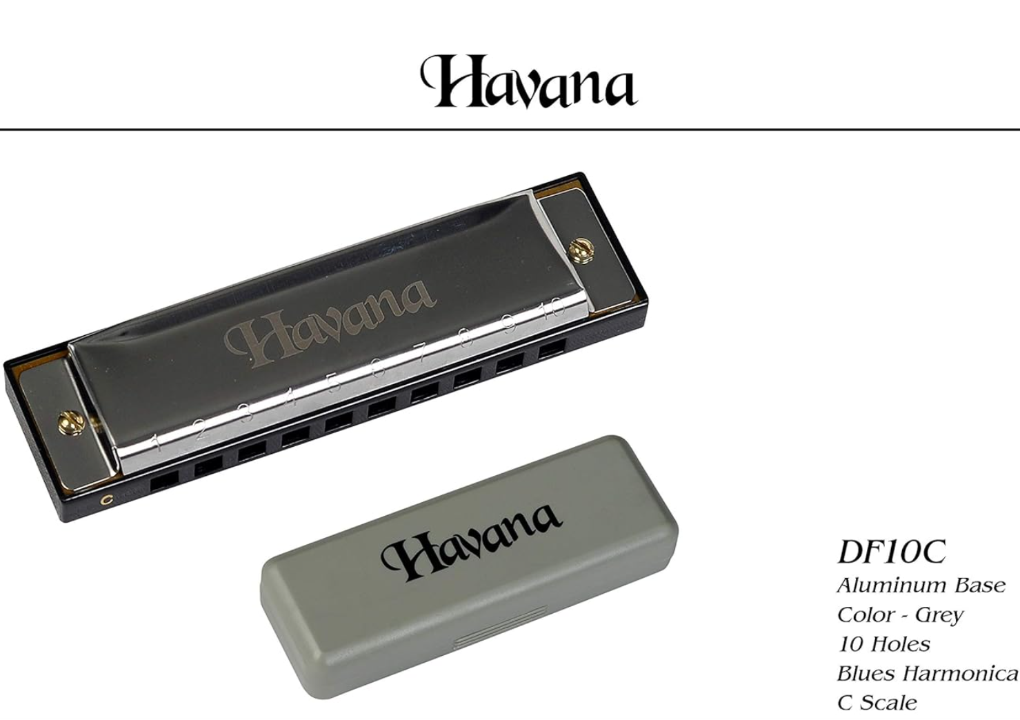 HAVANA HARMONICA DF 10 C HARMONICA