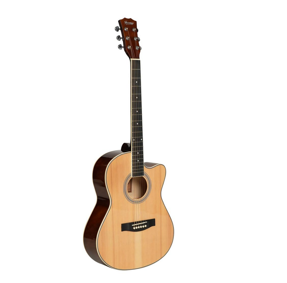 HAVANA CUTWAY ACOUSTIC GUITAR - 39" HAC-39NT