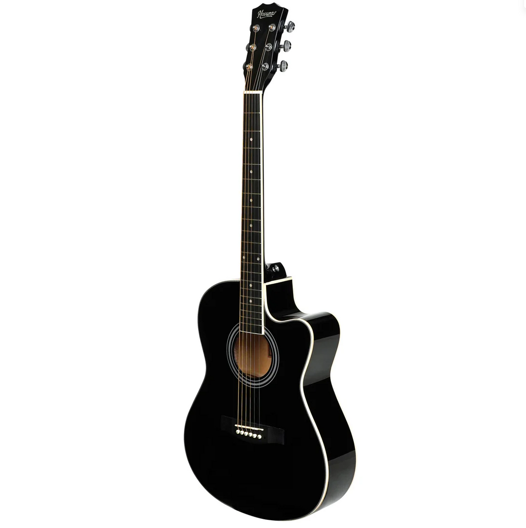 HAVANA CUTWAY ACOUSTIC GUITAR - 39" HAC-39BLK