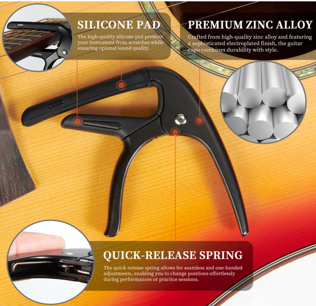 CAPO DESIGN FOR 6- STRING GUITAR B4