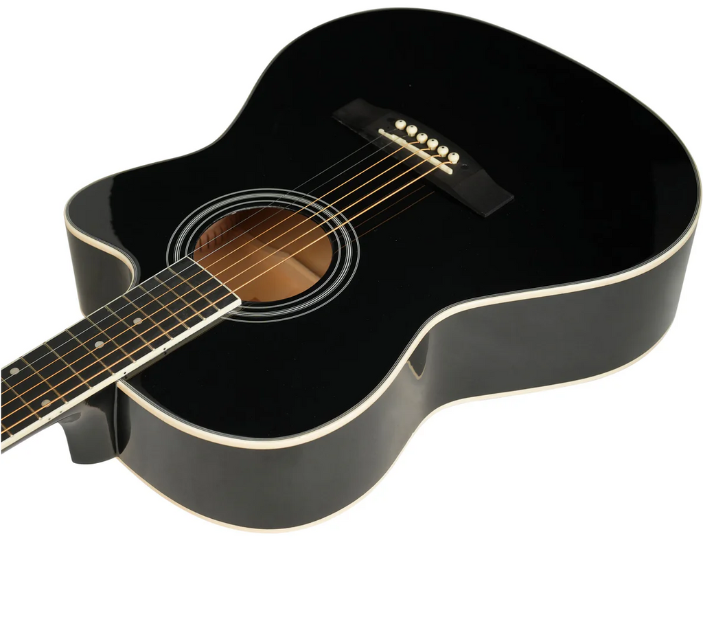 HAVANA CUTWAY ACOUSTIC GUITAR - 39" HAC-39BLK