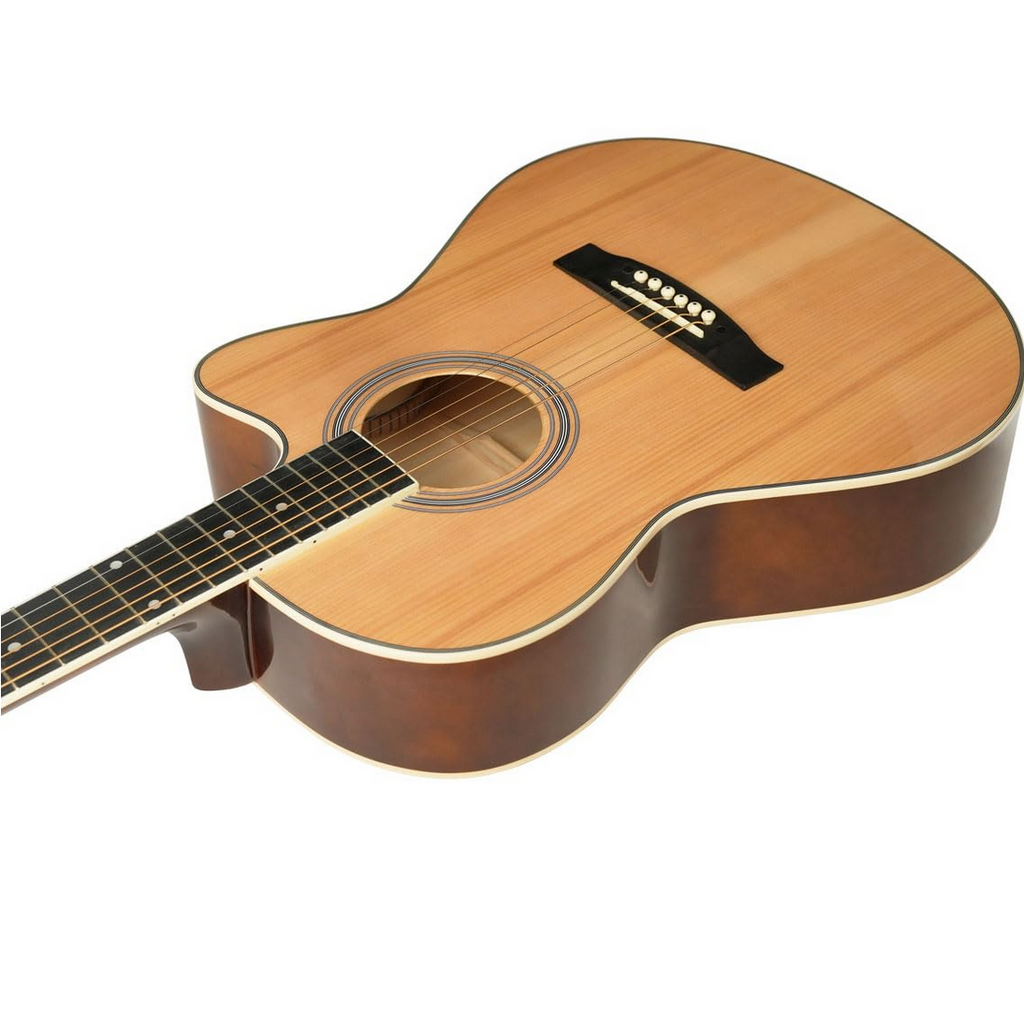 HAVANA CUTWAY ACOUSTIC GUITAR - 39" HAC-39NT