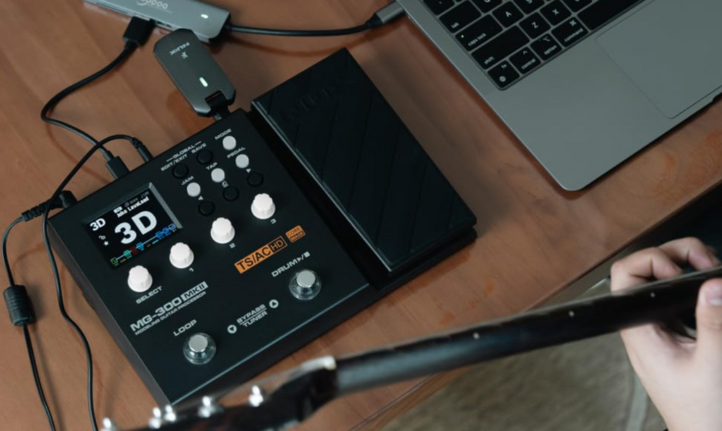 NUX MG-300 MKII Multi Effects Pedal, 36 IRs, 27 AMPs, 45 Effects, Versatile I/O, Live Streaming