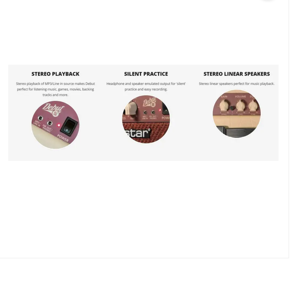 Blackstar Debut 15E Guitar Combo Amplifier