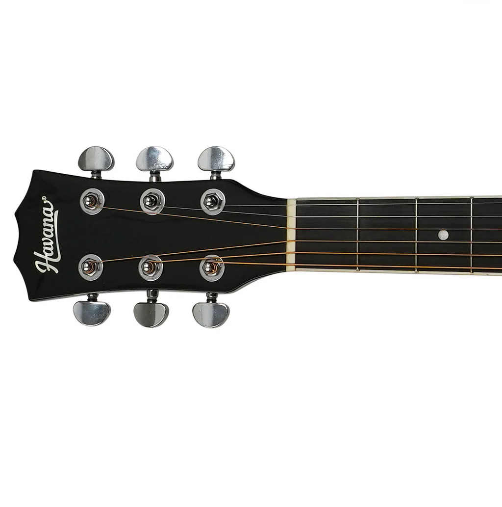 HAVANA CUTWAY ACOUSTIC GUITAR - 39" HAC-39BLK