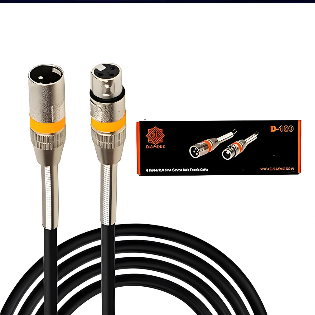 DIGIMORE MICROPHONE 6 METER XLR 3 PIN CANNON M/F CABLE D-100 XLR