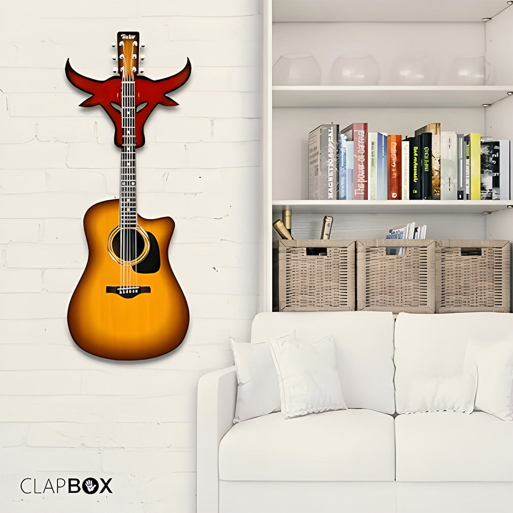 CLAPBOX GUITAR/UKULELE WALL HANGER(BULL) nan